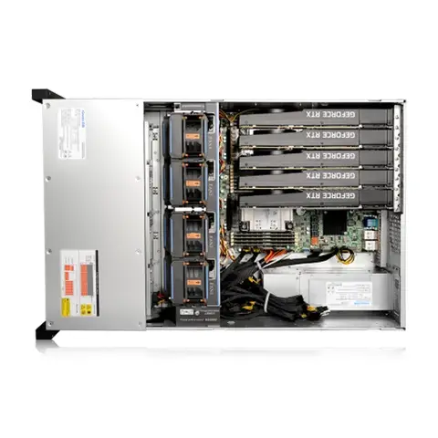 Komputer AI serwer gpu gooxi ASR4105G-D12R procesor AMD 7543 RTX 3090 4u 5 serwer gpu