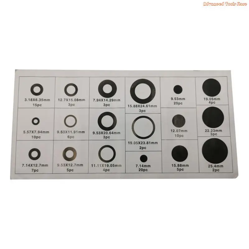 Rubber Grommet Electrical Gasket Rings Assortment for Protecting Wire W91B