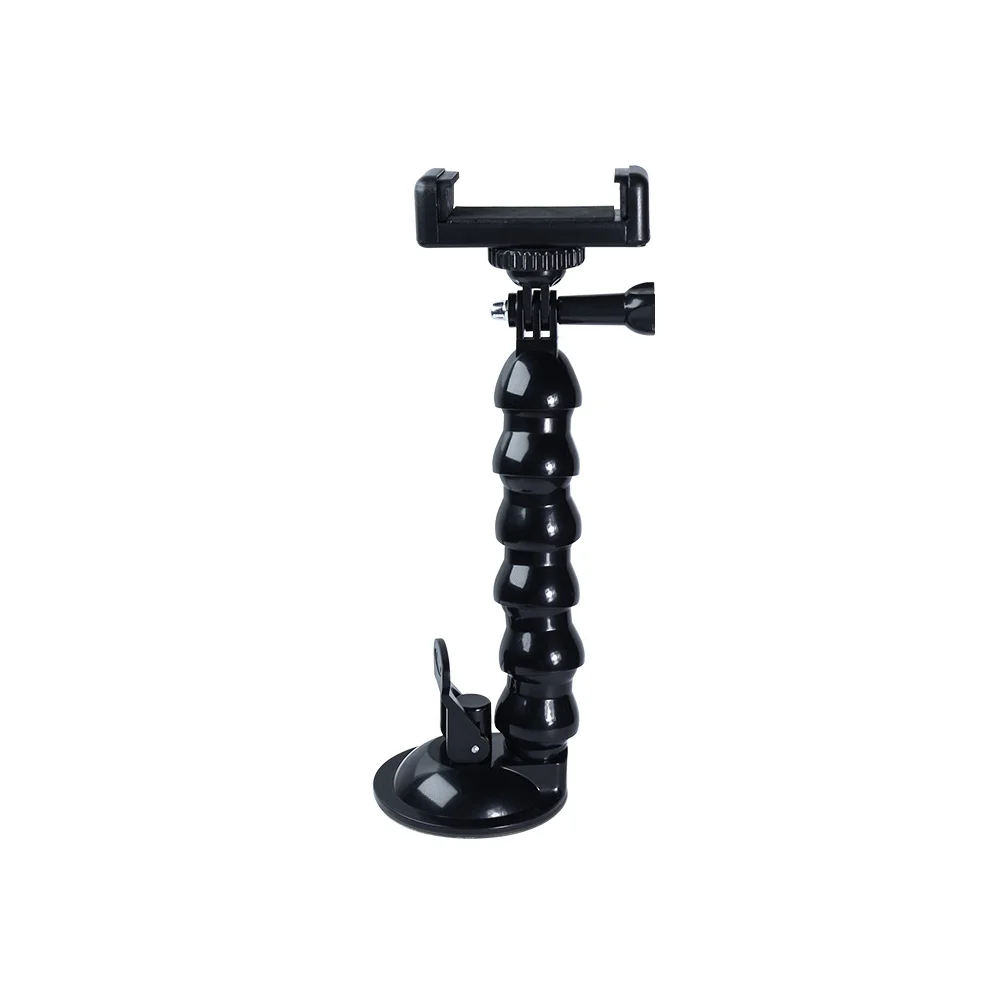 Flexible Gooseneck Extension Suction Cup Car Mount Holder for Gopro Hero 12 11 10 9 8 7 iPhone Samsung Insta360 X2 X3 DJI Camera