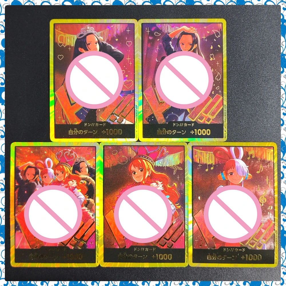 

5PC/Set Collectibles Card DIY ACG Goddess Story Anime One Piece Yamato Uta Robin Sexy Boys Games Toys Festivals Birthday Gifts