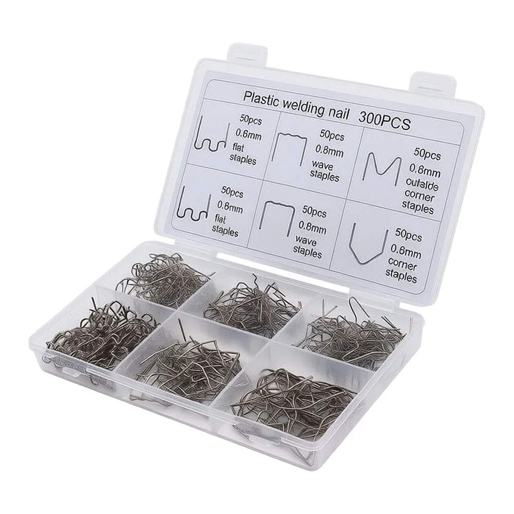 300-Piece Stainless Steel Plastic Welding Kit for Hot Repair of Automotive for exterior and Interior Plastic Components