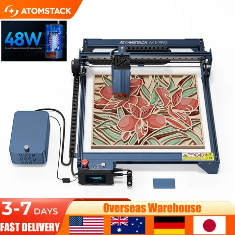 ATOMSTACK A5 A20 A40 ProLaser Engraver Machine High Power Laser Cutter for Wood Acrylic Metal  LightBurn Compatible Deep Cutting