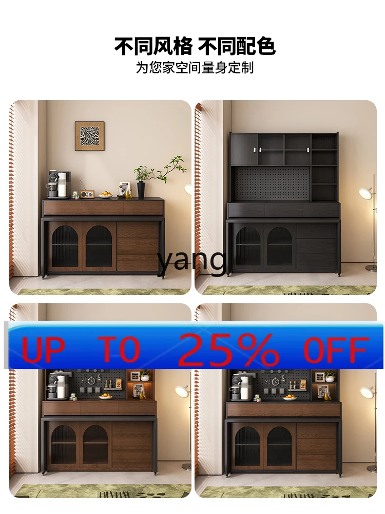 

LMM side cabinet dining table integrated antique locker dining table storage