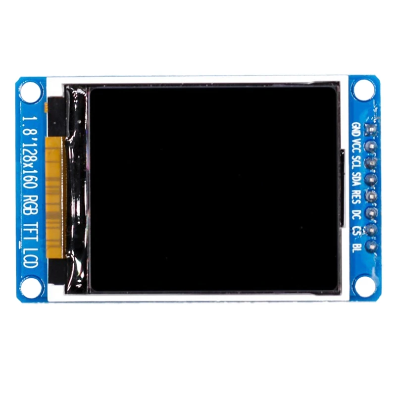 1.8 Inch LCD Display Module Full Color 128X160 RGB SPI TFT LCD Display Module ST7735S 3.3V Replace OLED Power Supply