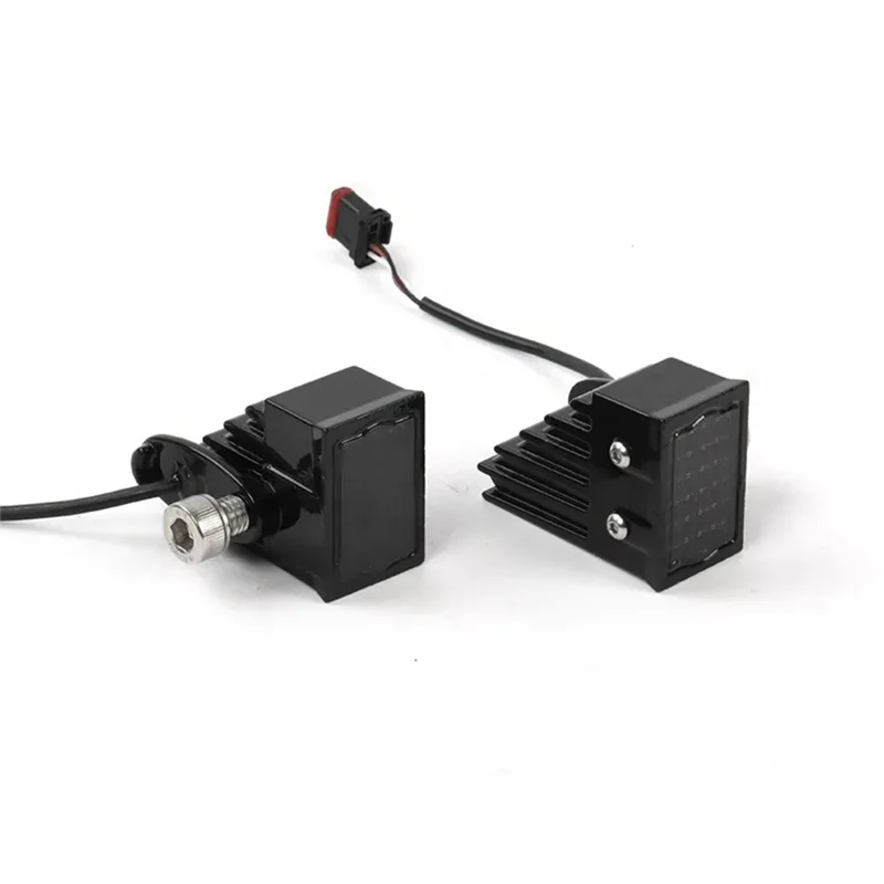 

Ac29-Motorcycle LED Fairing Decorative Headlights Turn Warning Lights Tools For Softail Low Rider ST El Diablo