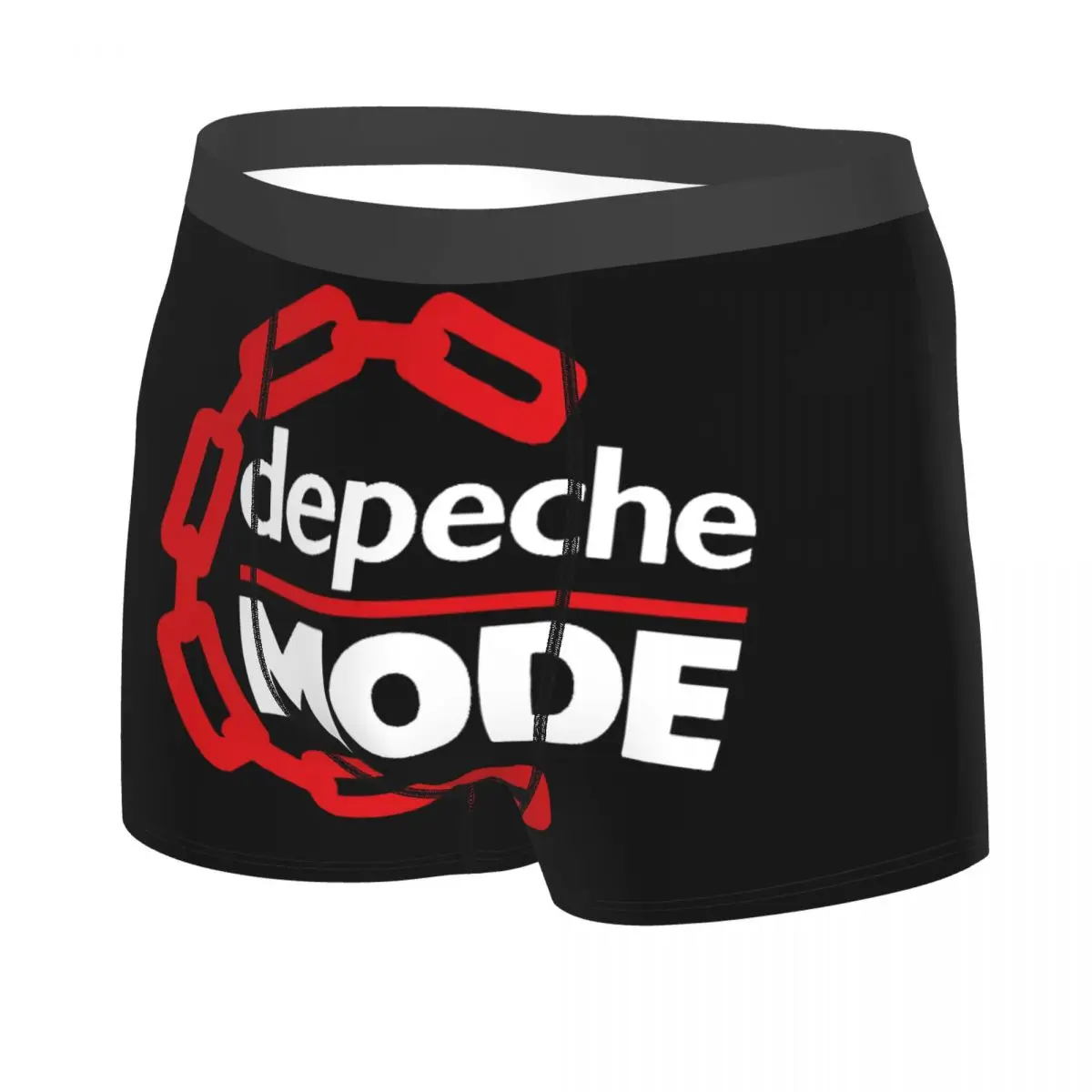 Custom Electronic Rock Band Depeche Cool Mode Underwear Men Sexy Printed Custom Boxer Shorts Panties