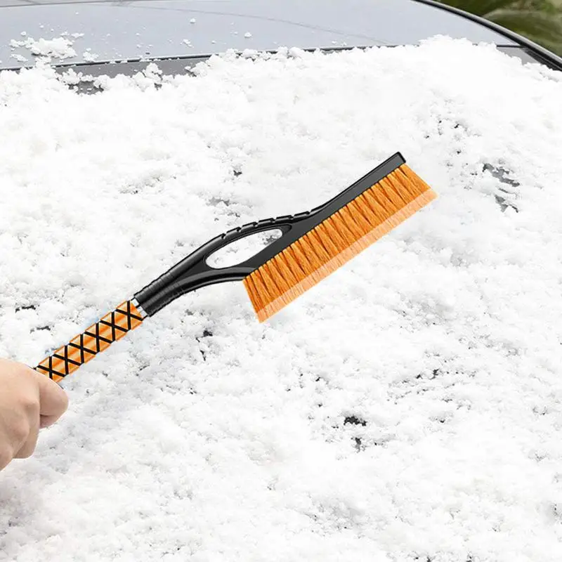 Car Ice Scraper Windshield Defroster Car Scraper Snow Shovel Window Deicer Ergonomic Grip Snow Remover Car Snow Brush Extendable