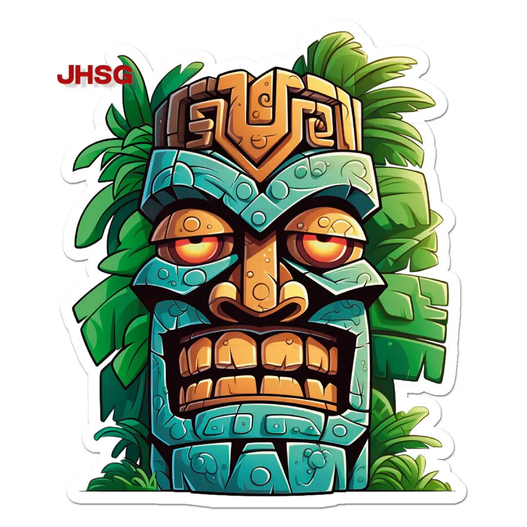 

Tiki Statue Vinyl Decal - Waterproof Vinyl Decal
