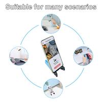 V-Shaped Universal Foldable Mobile Cell Phone Stand Holder For Smartphone Tablet Adjustable Support Phone Storage Holder Racks