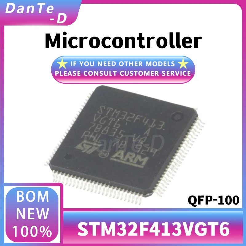 STM32F413VGT6 New Original 8/16/32 Microcontroller Chip QFP-100