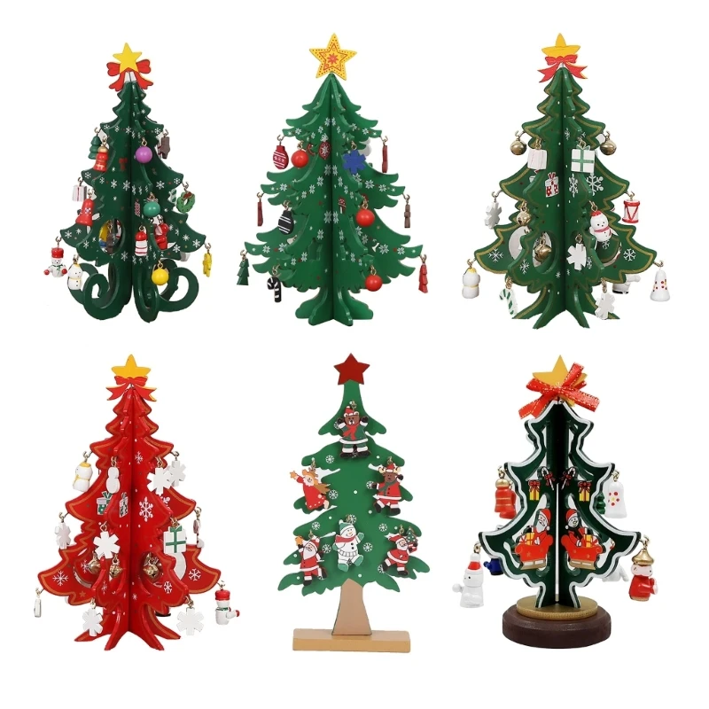 Houten Kerstboom Sculptuur Perfect Cadeau En Decoratief Stuk Voor Kerstvieringen Vakantie Decoratie
