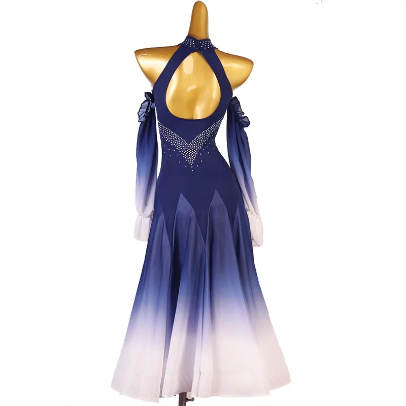 Robe de concours de danse de salon pour femmes, robe de valse standard