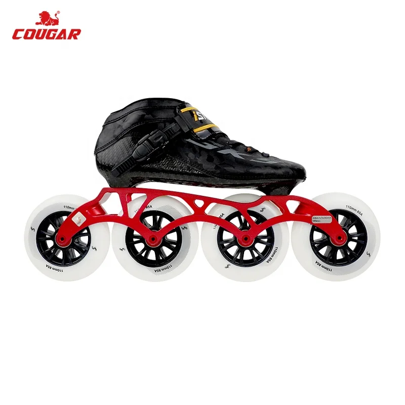 

COUGAR SK5 carbon fiber inline skates professional speed skates shoes for competition