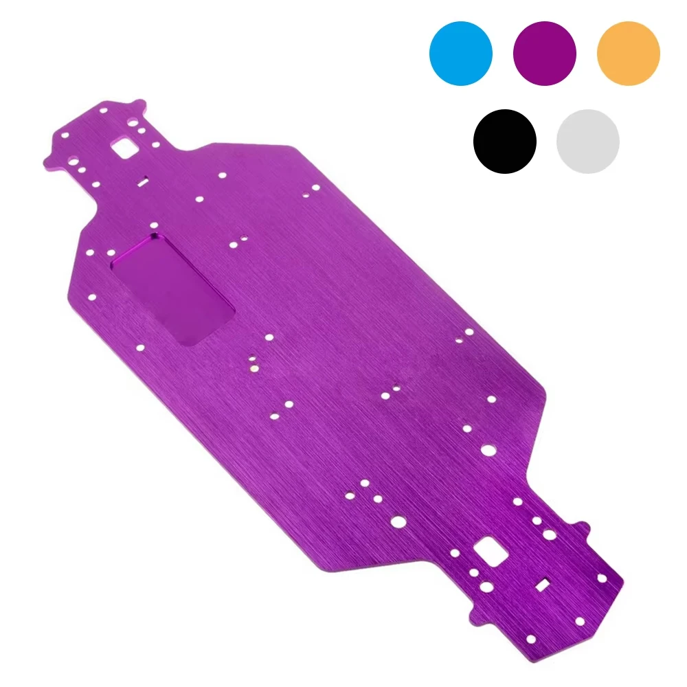 Aluminum Metal Chassis 3MM Thickness For HSP 03001 03602 1/10 Upgrade Parts Flying Fish HSP 94103/94123