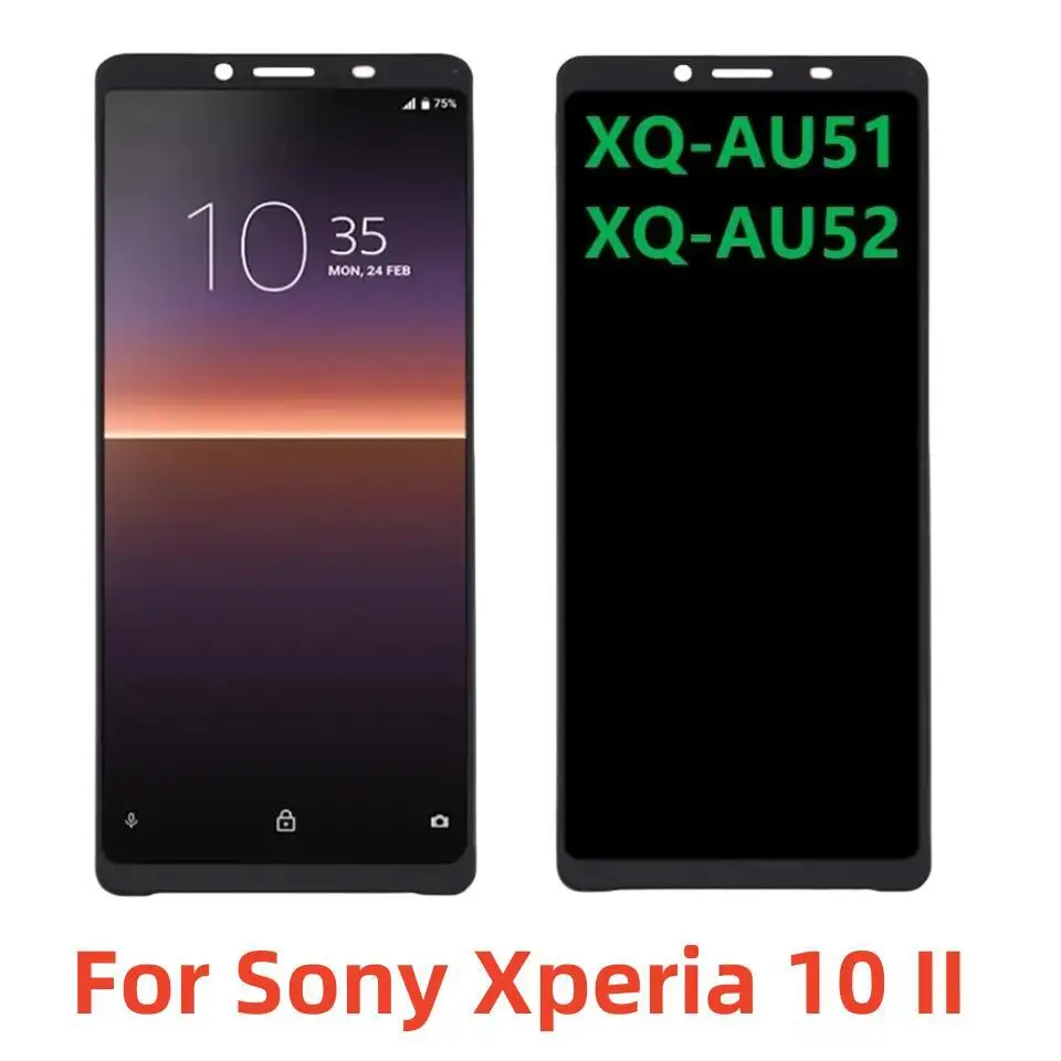 

Original 6.0" For Sony Xperia 10 II XQ-AU51 XQ-AU52 LCD Display With Frame Touch Digitizer Screen Assembly Replacement Parts