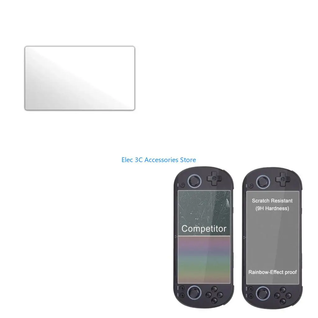 Y51A طبقة حماية لشاشة مشغل ألعاب الفيديو لـ Trimui مقاومة للخدش