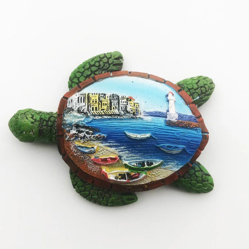 

Fridge Magnet Maldives Turtle Personalized Creative Crafts Cultural Landscape Decoration Message Stickers Tourism Souvenir