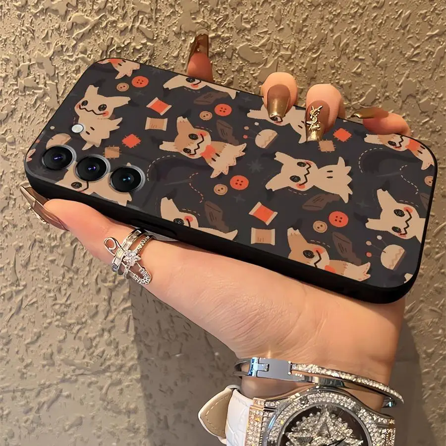 Casing untuk Samsung Galaxy S22 S20 S24 Plus S25+ S24+ S9 S25 Ultra S21 S23 FE Penutup Belakang Ponsel Lembut Pokemon Pikachu