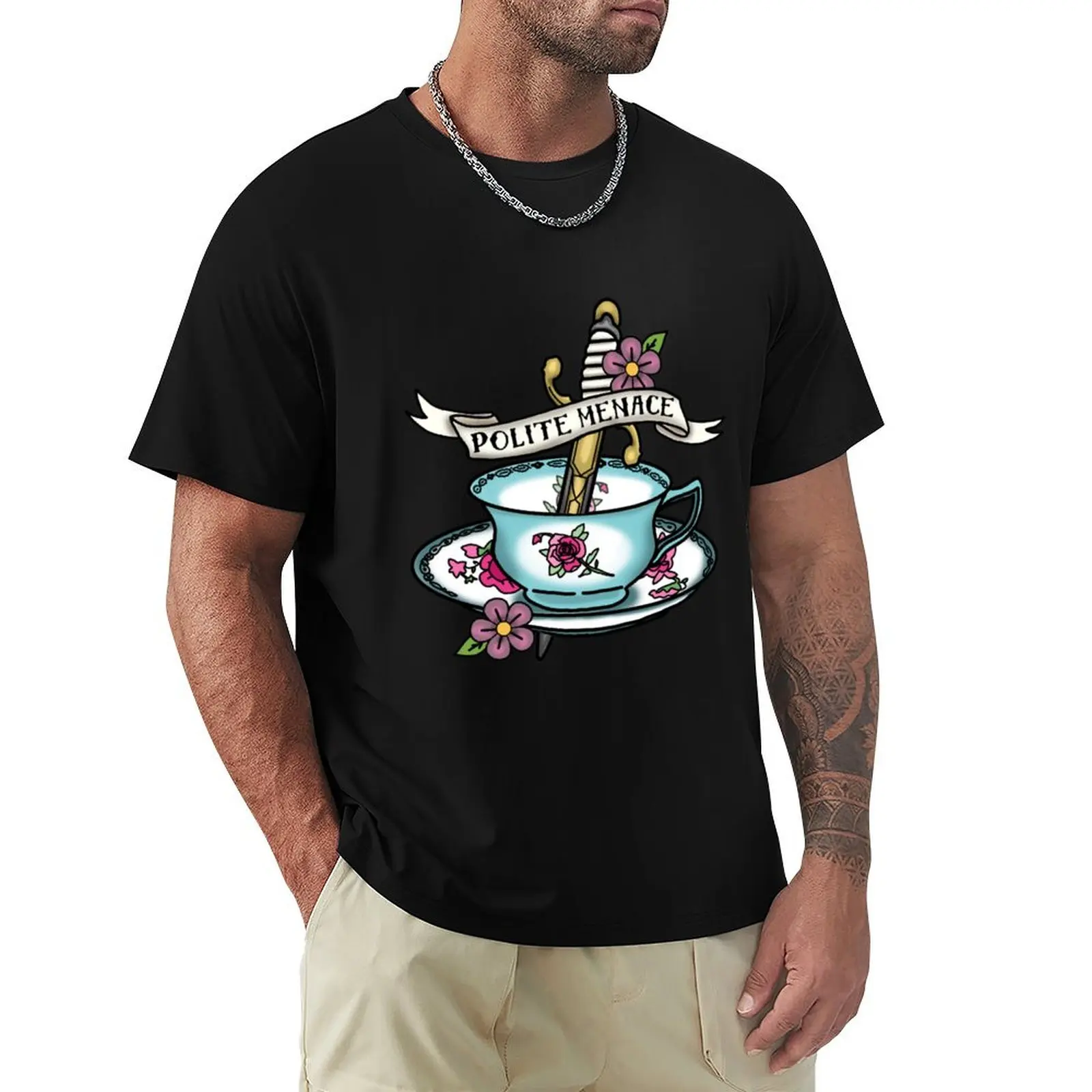 

Our Flag Means Death-Polite Menace T-Shirt tops sports fans plain white t shirts men