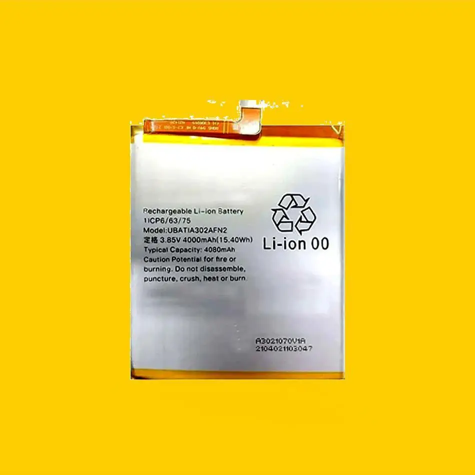 

4000Mah Safe UBATIA302AFN2 Mobile Phone Battery For Sharp Aquos Sense3 Basic SHV48 Reliable Replacement