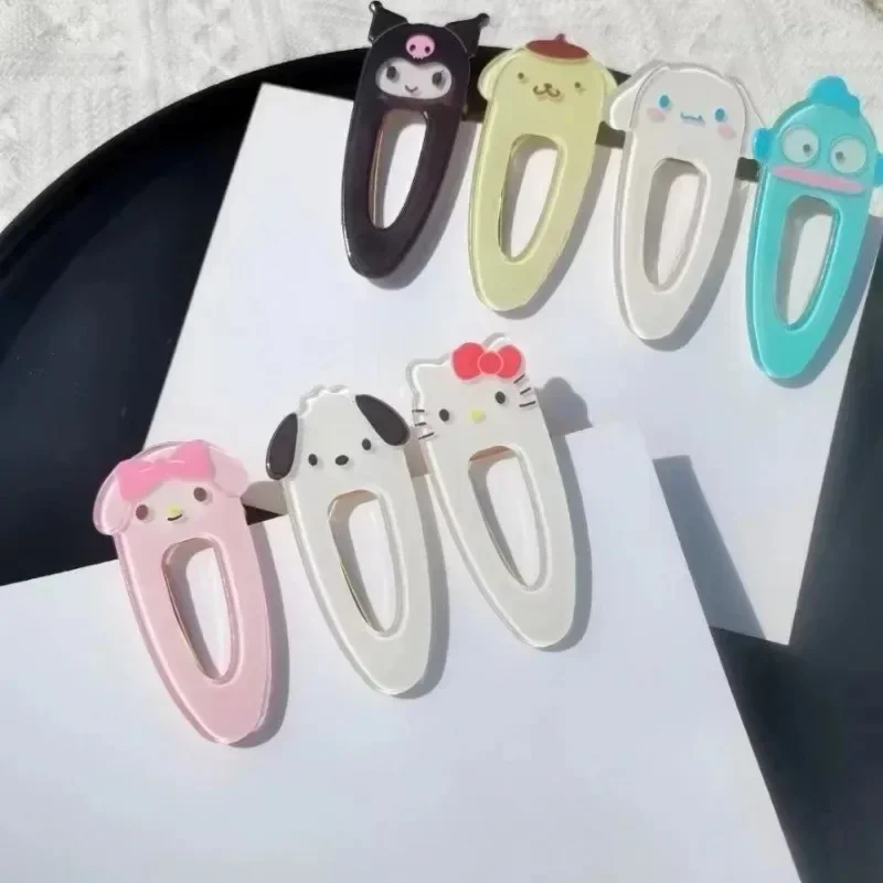 Шпилька для волос в виде мультяшной фигуры Kawaii KTCat Duck Beak Clip My Melody Kuromi Cinnamoroll декоративный головной убор подарок на день рождения