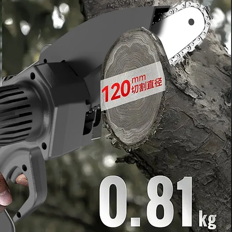 Mini Household Chainsaw Single-handedly Portable Lithium Battery Wireless Electric Saw Outdoor Professionals Logging Tools