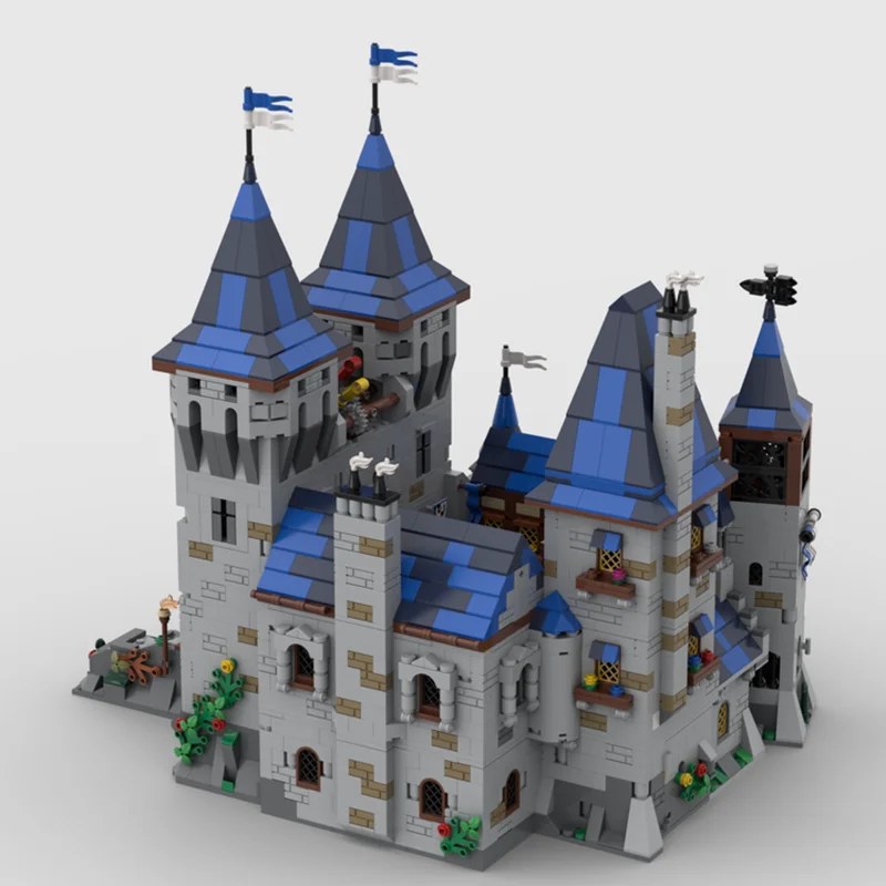 Moc Building Bricks Fortress Model Black Falcon Eagle's Nest Castle Technology Modular Blocks Gifts Christmas Toys DIY Assembly