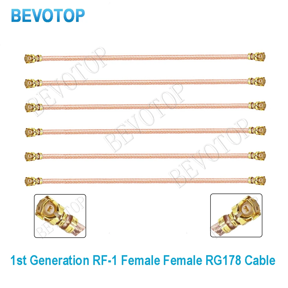 10PCS u.FL/IPX-1Female to u.FL/IPX-1Female WIFI Antenna Extension Cable RF Coaxial RG178 Pigtail for Router 3g 4g Modem