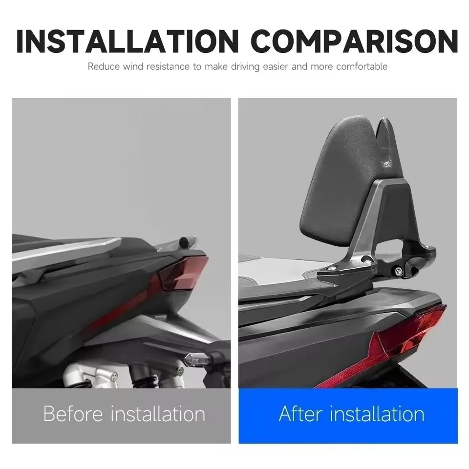 New For Honda X-ADV 350 2022-2025 NSS 350 nss350 2023-2025 XADV350 Motorcycle Passenger Rear Backrest