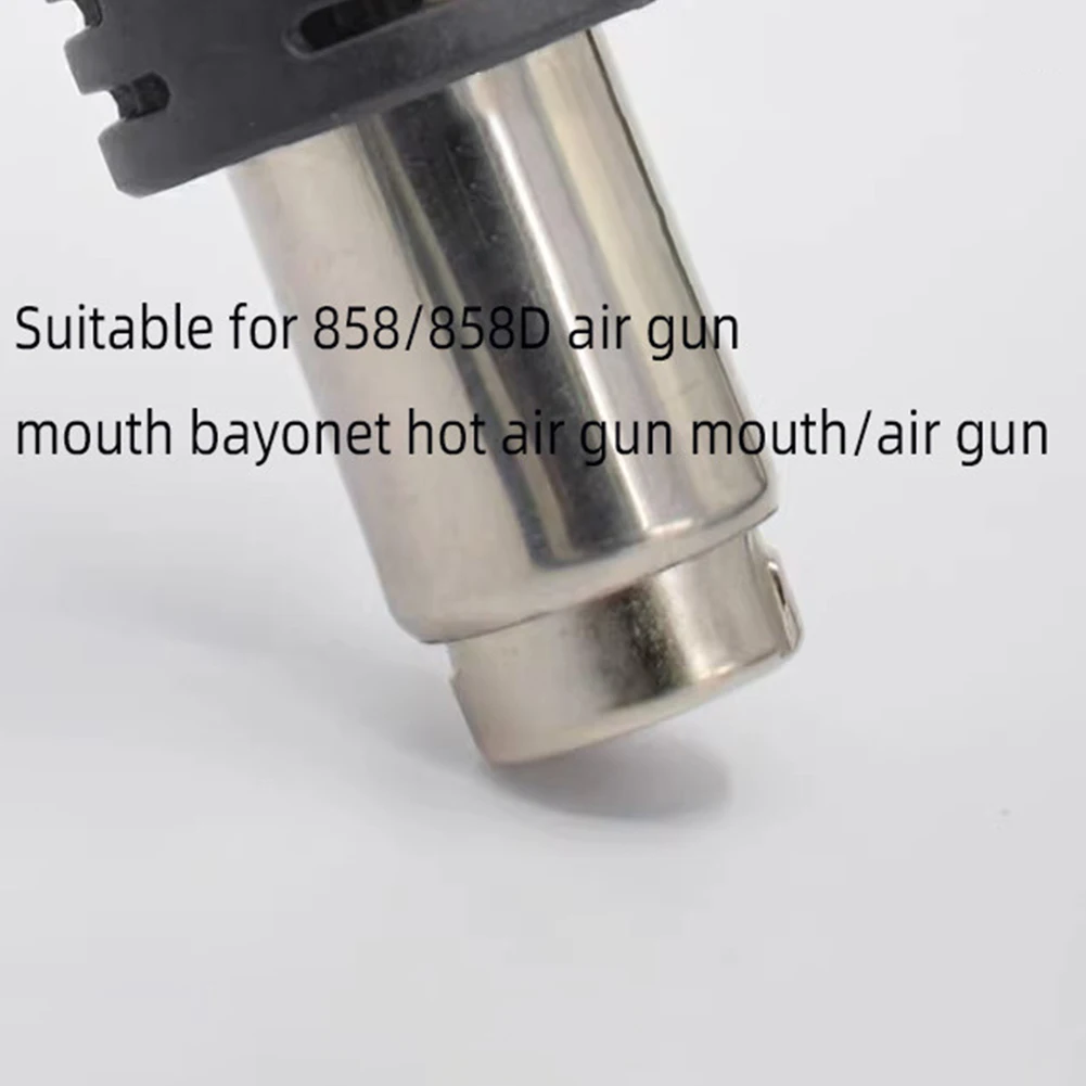 Untuk Nozel Udara Panas 858/858D, Nozel Pengelasan Sudut Lengkung 45 Derajat, Selongsong Nozel Heat Gun 3/5/7/8/10mm, 1-3 Buah Nozel Pengelasan