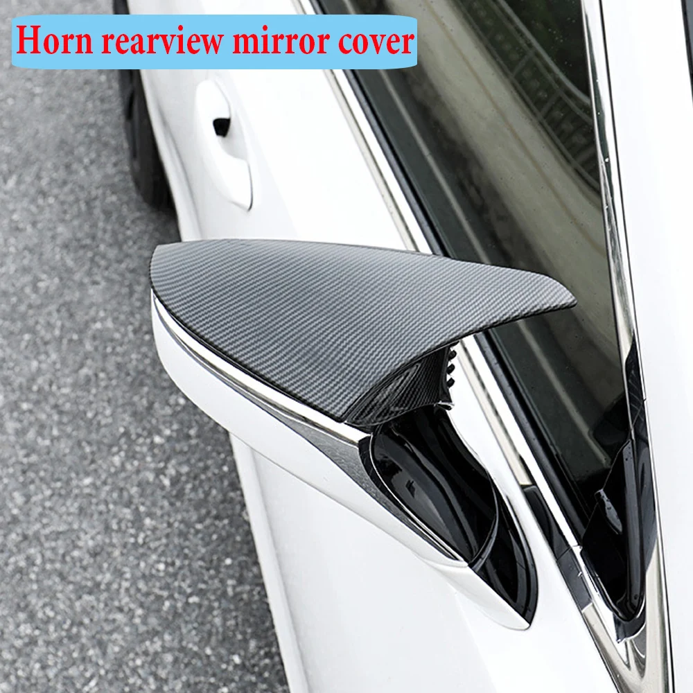 

Side Rear View Mirror Cover Ox Horn Side Rearview Shell For Lexus ES200 260 300H 2018 2019 2020 2021 2022, UX 2019-2022, LS