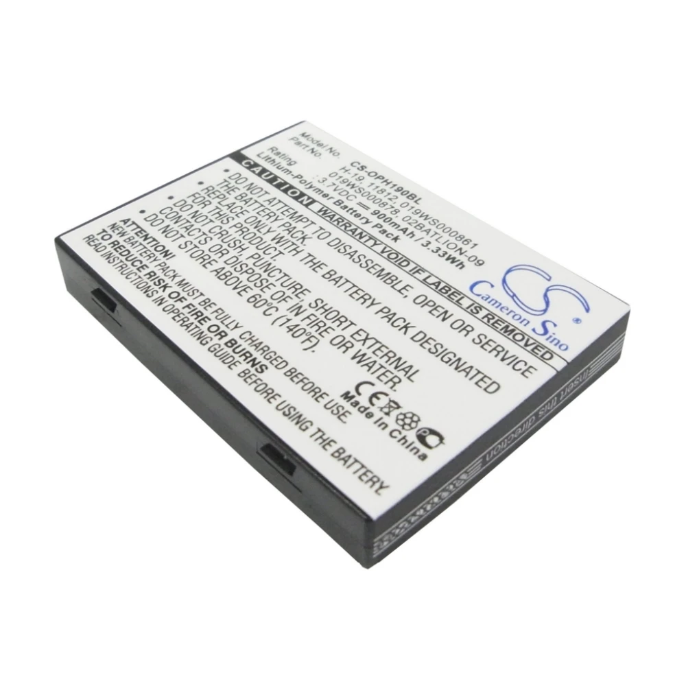 

Li-ion Barcode Scanner Battery for Opticon, 3.7V, 900mAh , Compatible Models: H16, H-16, H-16A, H19A