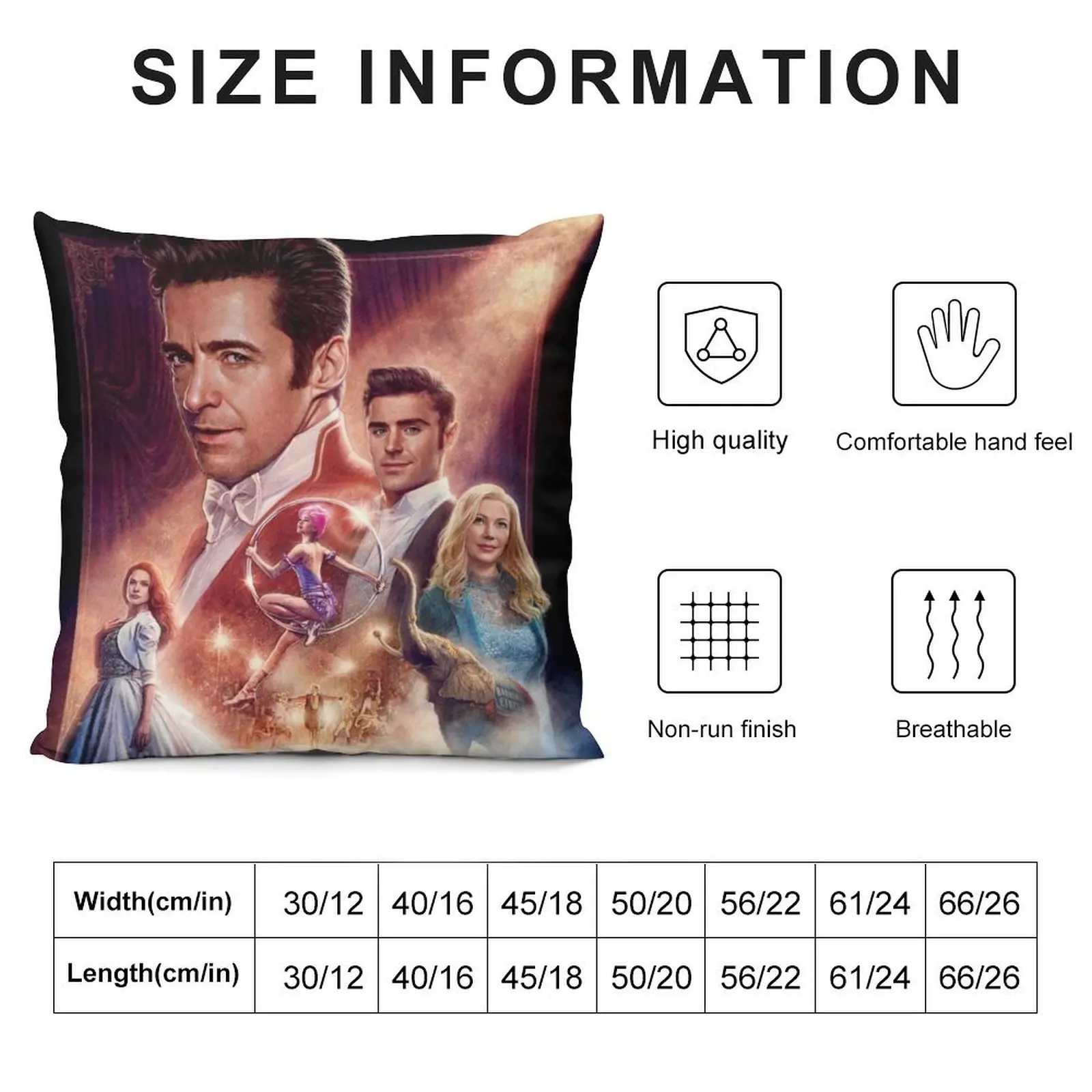 The Greatest Showman Throw Pillow Decorative Sofa Cushion christmas decorations for home 2025 pillow