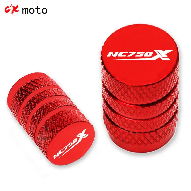 Com logotipo nc750x para honda nc 750x nc750 x dct 2014-2021 cnc acessórios da motocicleta tampas da válvula do pneu da roda porta de ar capa da