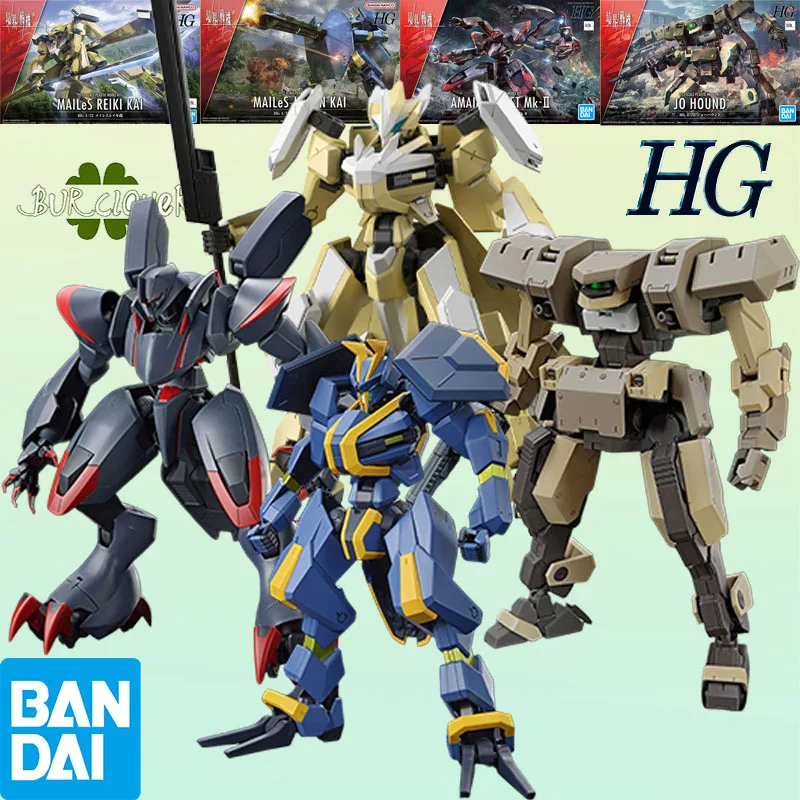 

Bandai Original HG AMAIM Warrior at the Borderline MAILeS REIKI KAI AMAIM GHOST MKI 1/72 Anime Action Figure Assembly Model Toys