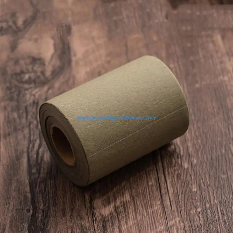 U2JE Retro Clipboard Writing Pad With Cutter Note Paper Roll For Home Office
