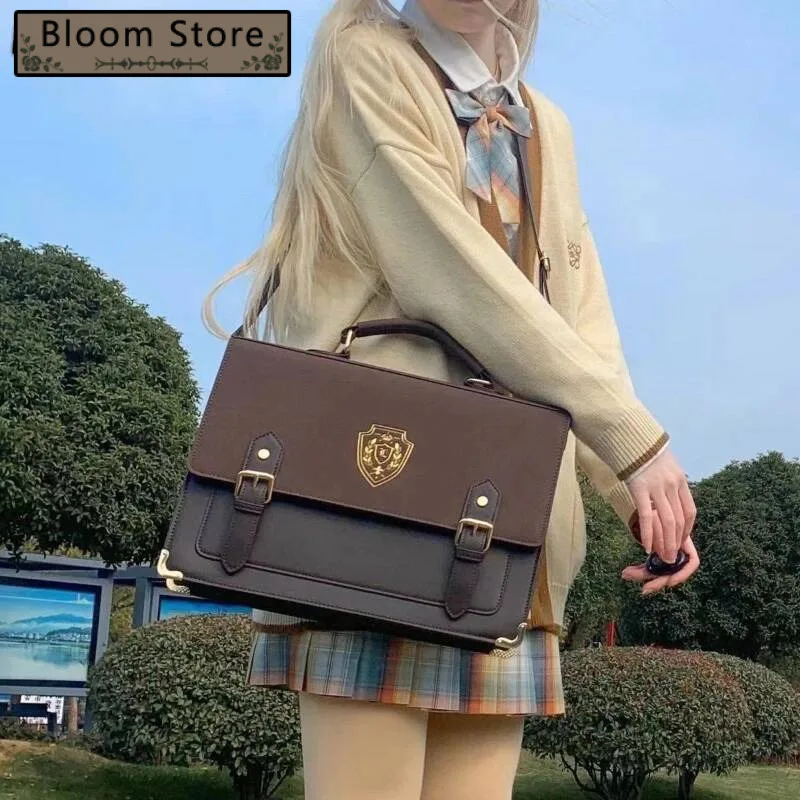 

Preppy JK Y2k Aesthetic Fashion Casual Women Handbags All Match Girls School Backpacks Korean Simple Shoulder Crossbody Bags