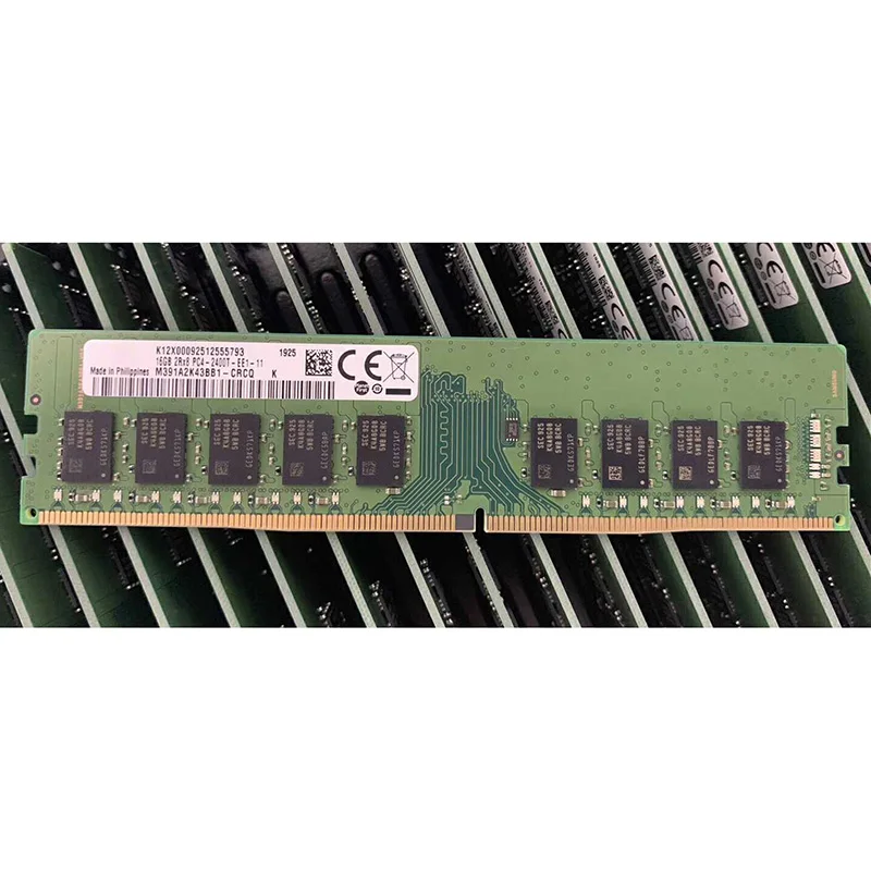 

M391A2K43BB1-CRC DDR4 16G PC4-2400T 2400 DDR4 чистый ECC UDIMM для серверной памяти Samsung