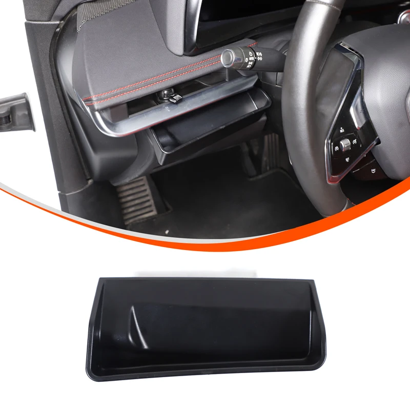 

For Corvette C8 Z06 Z51 ZR1 2020-2023 ABS Black Car Dashboard Driver's Side Storage Box Multifunctional Storage Box Accessories