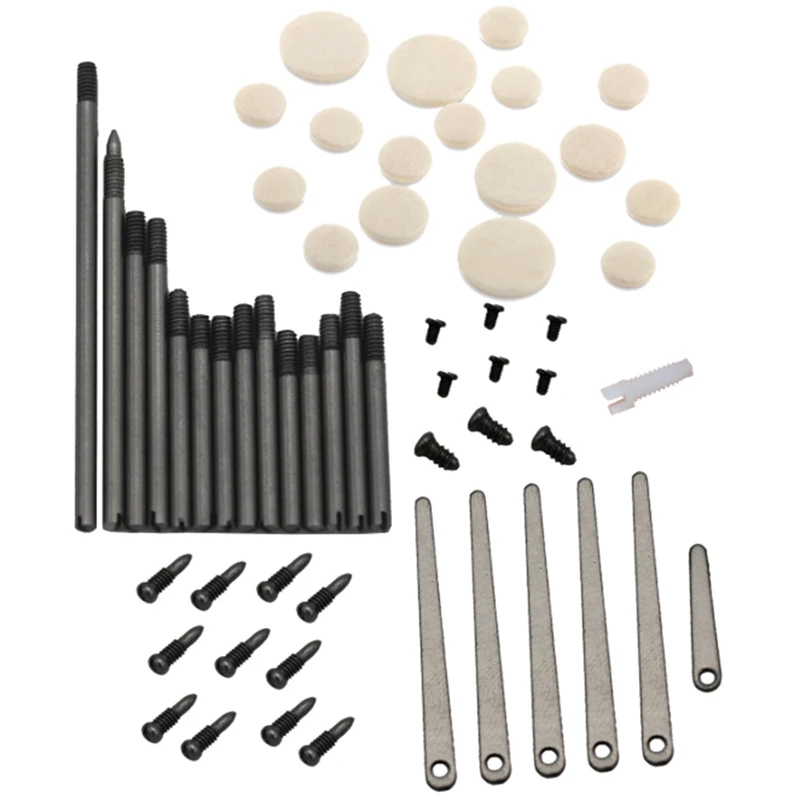 Clarinet Repair Tool Set Maintenance Parts Spring Leaf Sound Hole Pads Spindle Screws Instrument