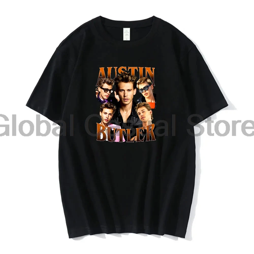 Austin Butler T-shirt Vintage Graphic Crewneck Short Sleeve Tee Women Men Streetwear Fashion Clothes