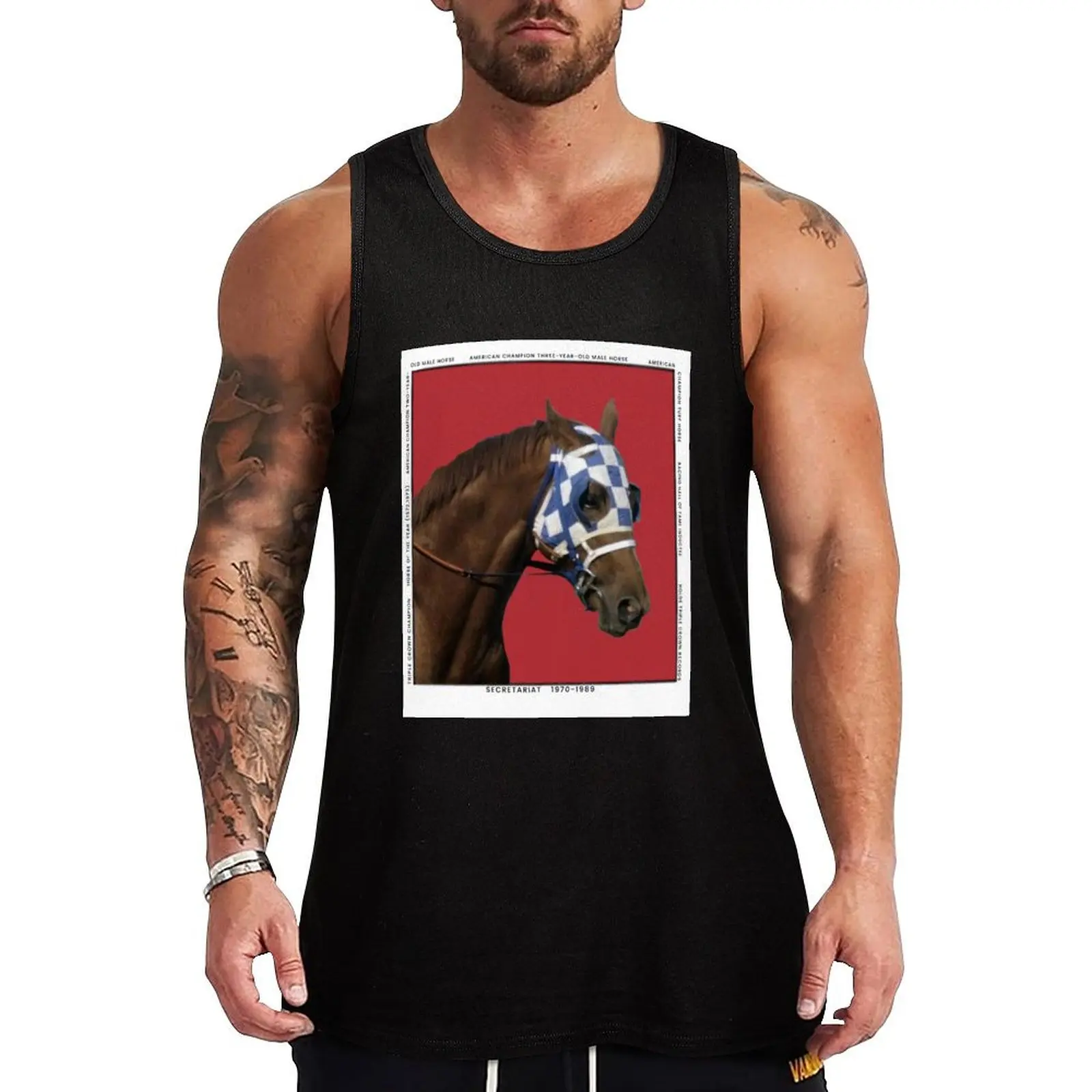 

Secretariat Tank Top Vests bodybuilding man Men's sleeveless