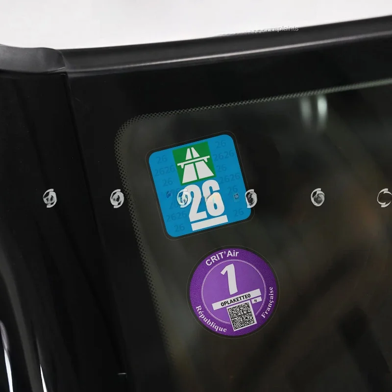 Eco-Friendly Car Decoration Stickers Static Cling Glass Yearly Inspection Label Vehicle Body Decor Auto Accessories