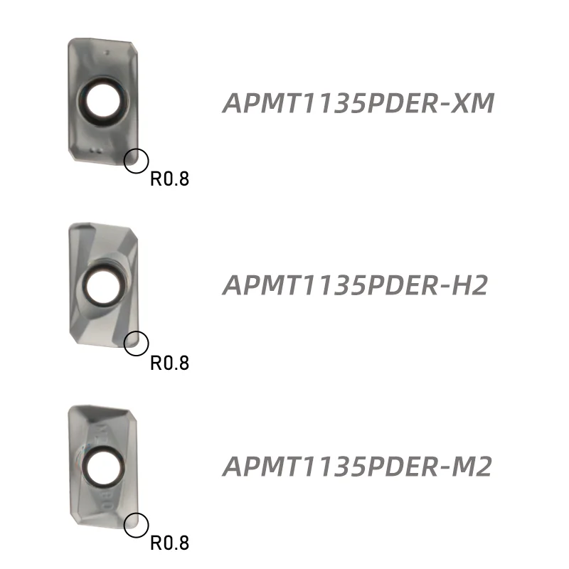 DESKAR Original 10pcs APKT 1003 APMT1135 APMT1604 LF6018 Carbide insert For BAP 300R 400R CNC Cutting Milling CUTTER Tools