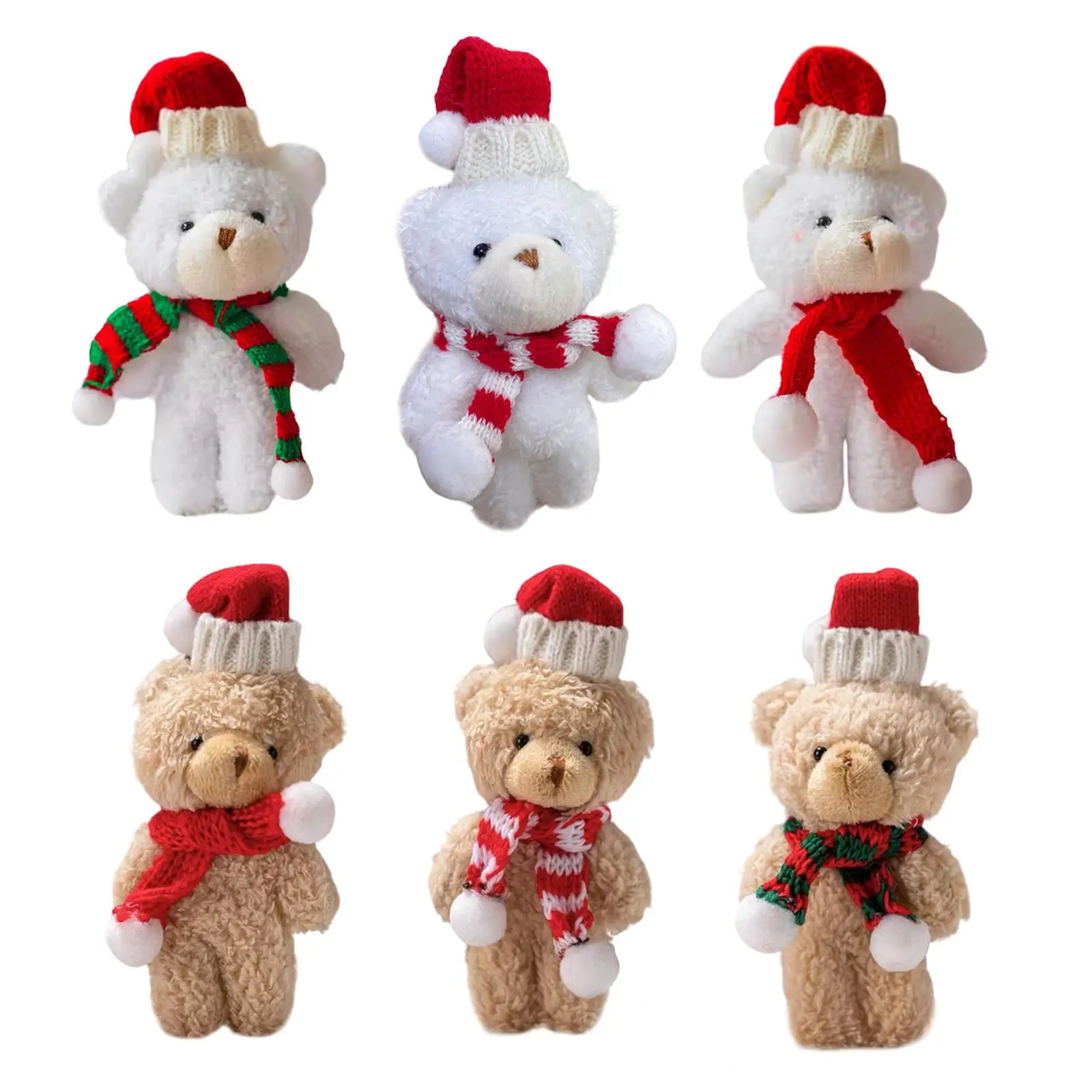 

Мягкий медведь украшение для дома, коллекционный плюшевый мишка для рождественской елки