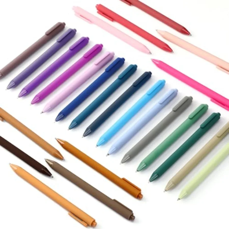 

Pcs Ballpoint Pens Bulk Retractable Writing 1. 0 mm Black Ink Cute Pens Smooth Writing Color Fancy Gift for Teacher Student Emp