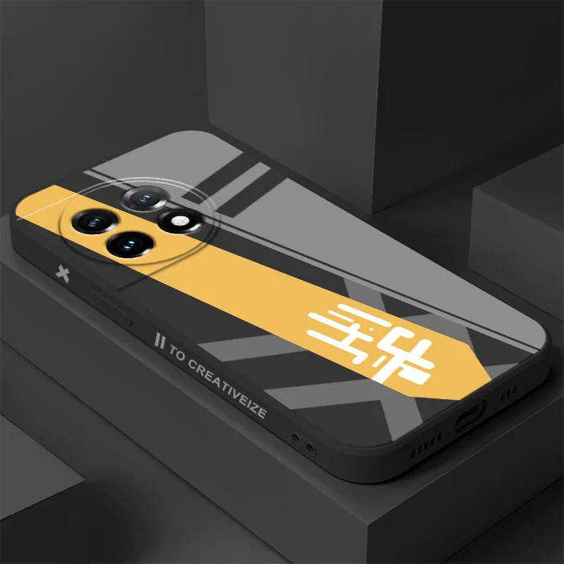 

Creative Symbol Phone Case For Oneplus 13 13R 12 12R 11 11R 10 10R 10T 9R 9RT 9 8T 8 7 7T Pro 5G Liquid Silicone Cover