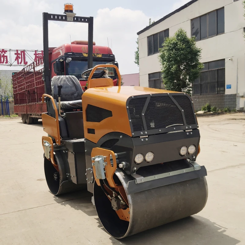 Diesel Engine and Electric Power Mini Road Roller Soil Road Machinery 300kg 600kg 700kg Roller Compactor