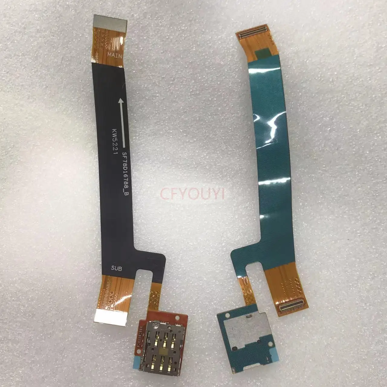 

Новый гибкий кабель для считывателя SIM-карт (контактная плата) для Motorola Moto Edge 20 / Edge 30, замена основной платы