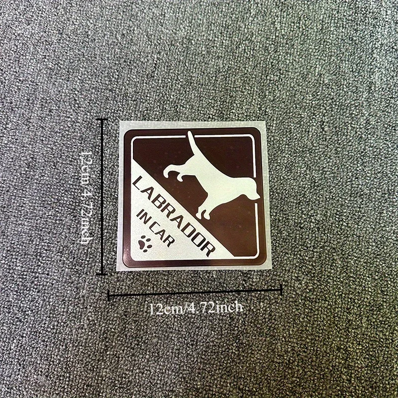 ملصقات لابرادور الرائعة "My Dog" قطعتان - ديكور متين مقاوم للماء لحقائق الحيوانات الأليفة وحافظات الهاتف وأغطية الكمبيوتر المحمول لمحبي الكلاب